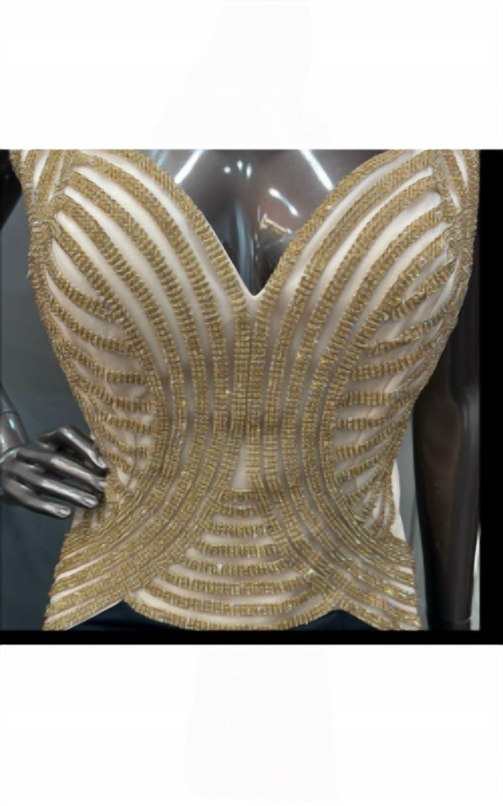 Gold Bodice Gown