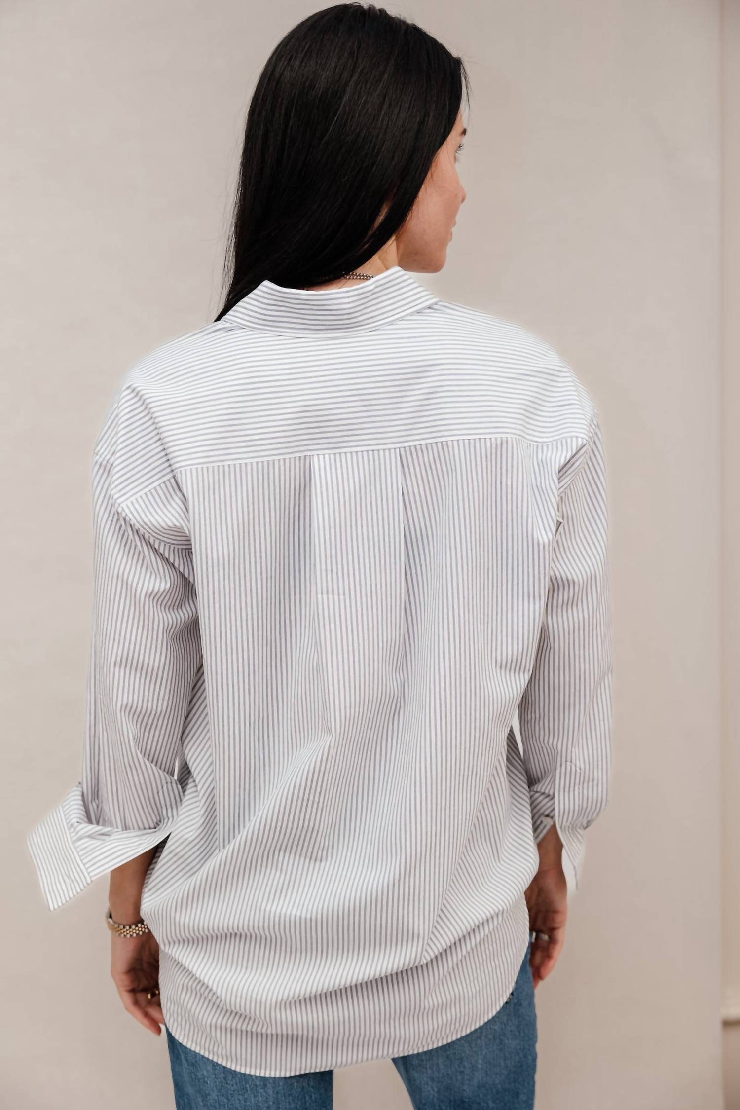 Marissa Webb - Davie Stripe Button Down Shirt