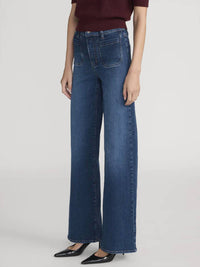 Frame - Le Slim Palazzo Modernist Pocket Jeans