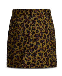 Essentiel Antwerp - Leopard Jacquard Mini Skirt