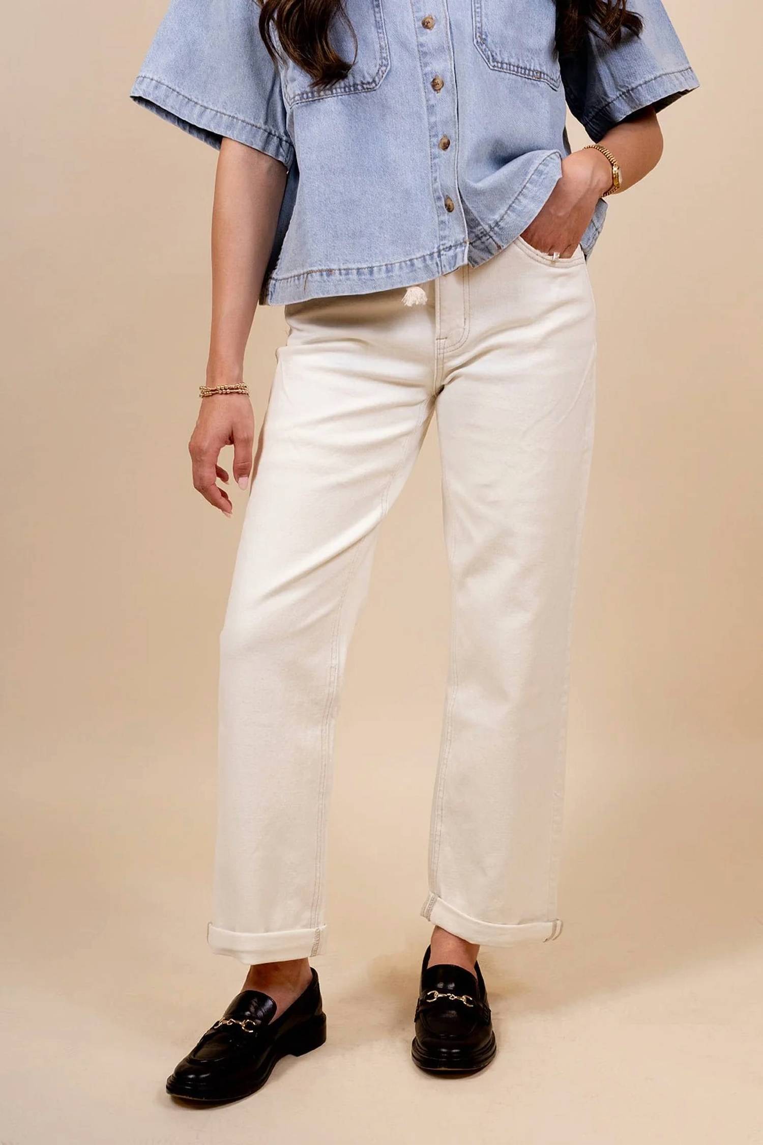 Vervet By Flying Monkey - Women's Ray Cuffed Jeans