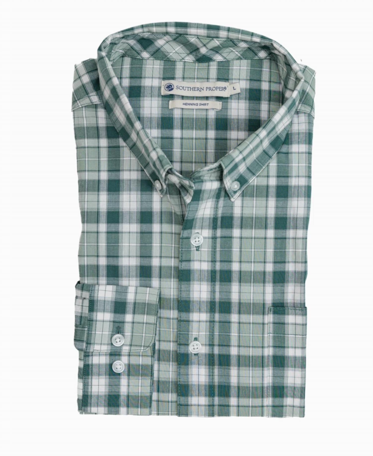 Southern Proper - Men's Long Sleeve Henning Shirt