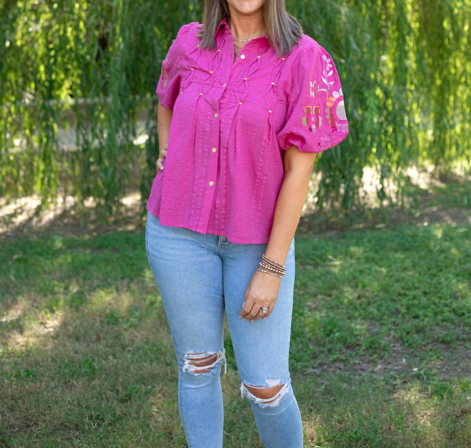 Layerz Clothing - Brinley Oh My Stars Top