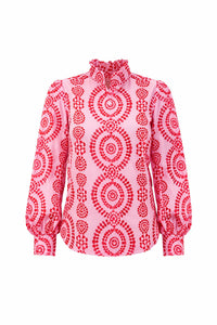 Skies Are Blue - Vivi Embroidery Blouse