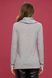 Renee C - Turtleneck Tunic Top