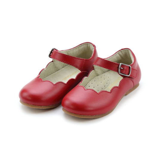 L'Amour - Girl's Sonia Scalloped Flat Shoes