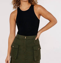 Ribbed Bodysuit