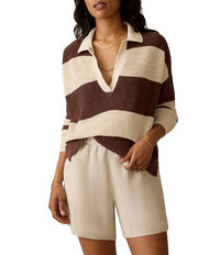 Faherty - Miramar Linen Polo Sweater