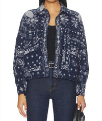 Free People - Bandana Jacquard Shirt Jacket