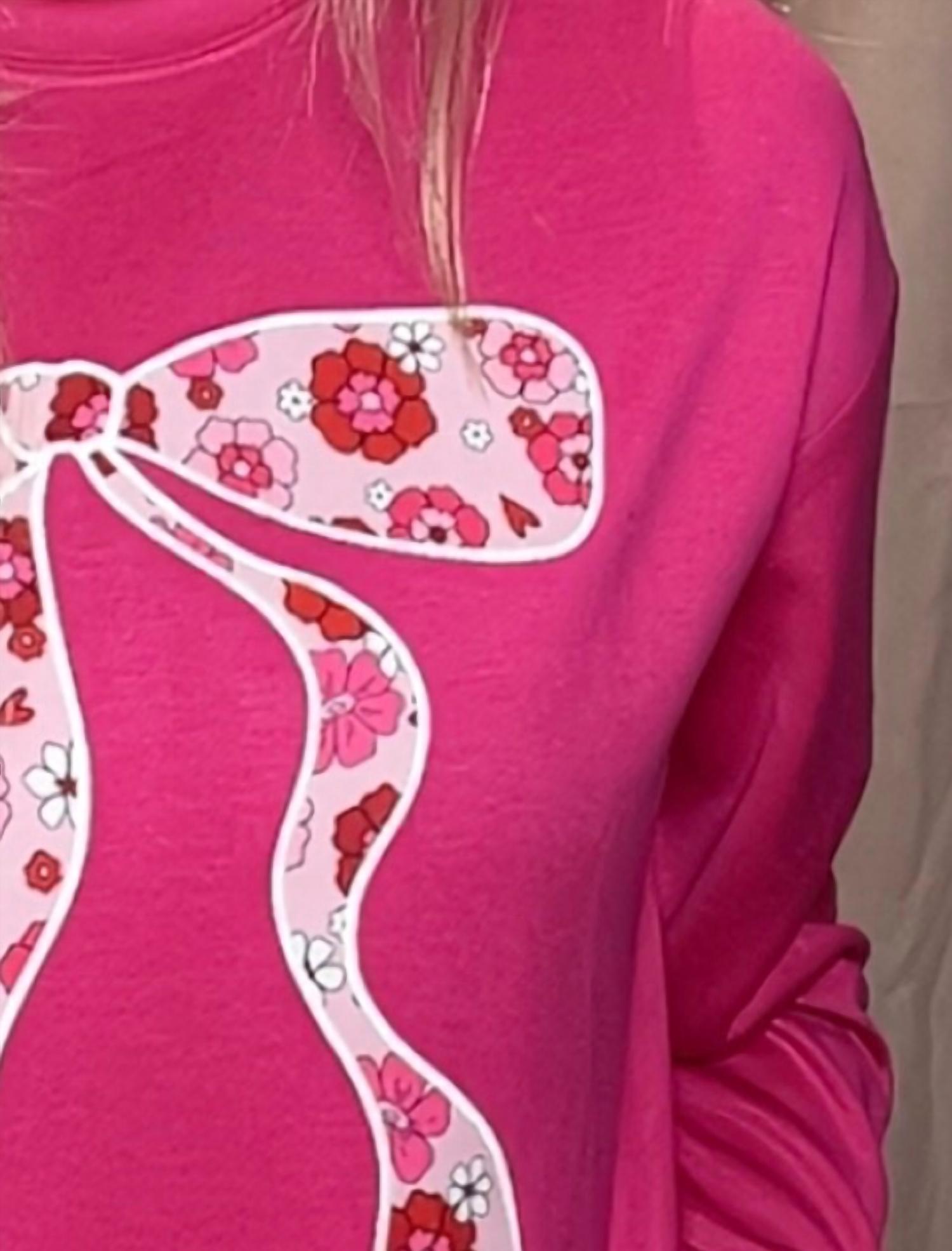 Jess Lea - Bow in Bloom Luxe Pullover