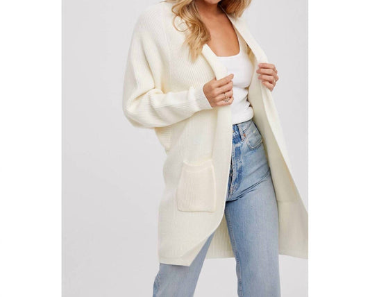 Bluivy - Batwing Sleeve Open Cardigan