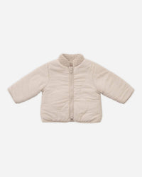Quincy Mae - Kid's Shearling Zip Jacket