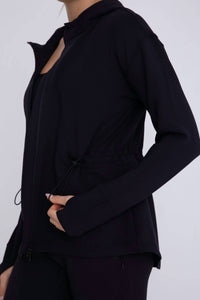 Mono B - Ribbed Hooded Jacket