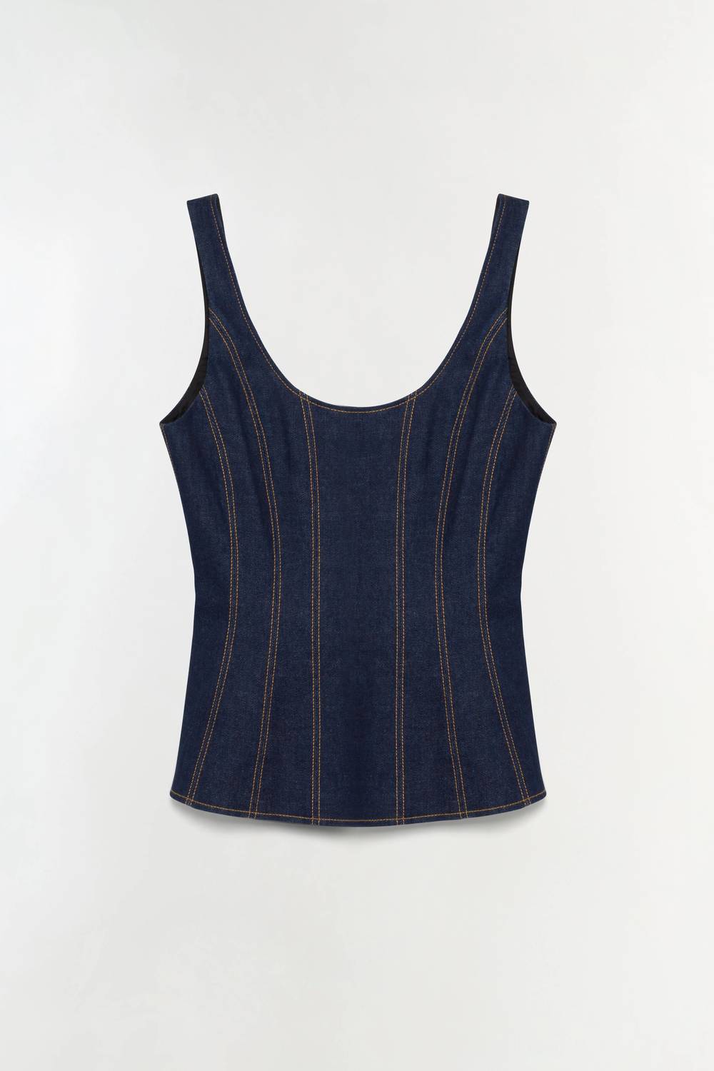 Simkhai - Lachlan Denim Bustier Top