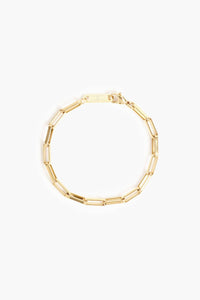 Marrin Costello Women's Empire Paperclip Chain Bracelet in gold - women's jewelry