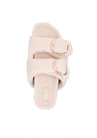 MIA Women's Qianna Platform Slide Sandals in natural - women's sandal - view 4