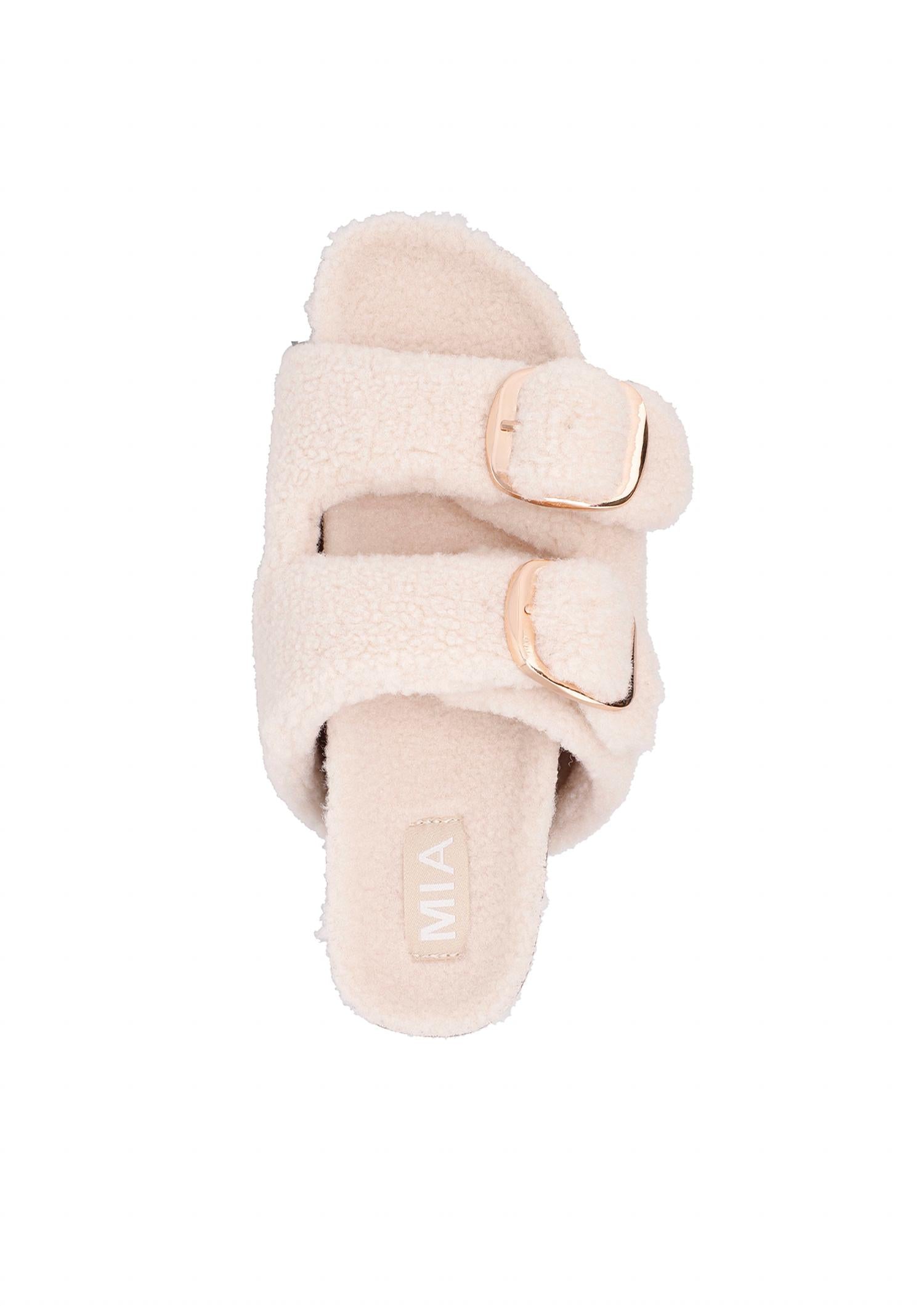 MIA Women's Qianna Platform Slide Sandals in natural - women's sandal - view 4