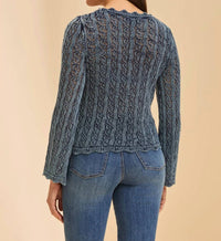 Fdj - Long Sleeve Garment Dye Sweater