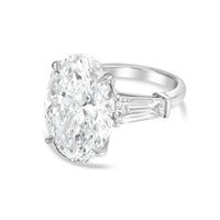 Diana M Jewels - Women's Oval & Baguette Lab-Grown Diamond Jewelry Ring (4.00 Ct) - Signature Plus