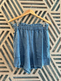 Before You Collection - High Waisted Denim Shorts