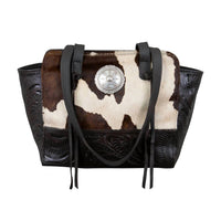 American West - Women's Cow Town Zip Top Tote Bag