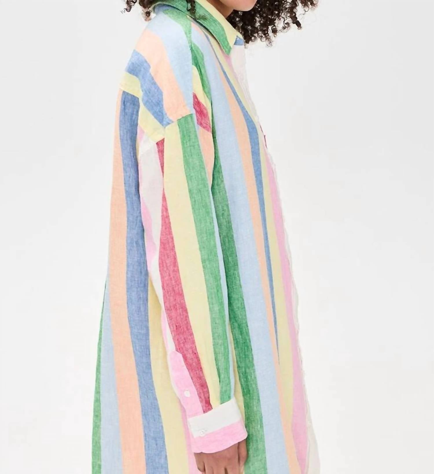 Faherty - Laguna Linen Mini Shirtdress