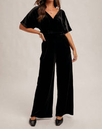 Hem & Thread - Midnight Velvet Jumpsuit