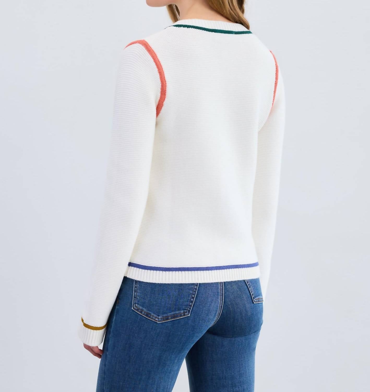 Fdj - Long-sleeve Tipping Cardigan