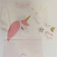 Angel Dear - Baby Girl's Unicorn Coverall