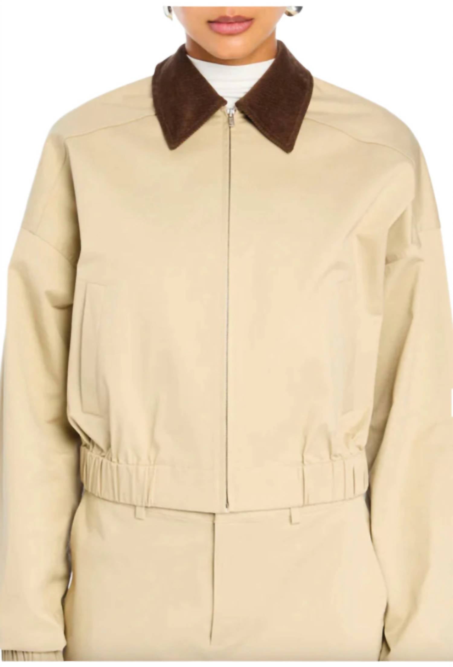 Ser.O.Ya - Marielle Corduroy Collar Jacket
