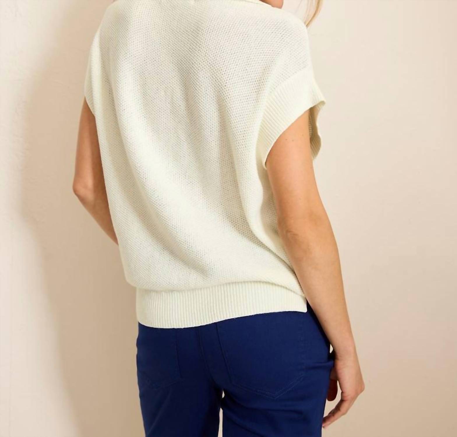 Tommy Bahama - Pebble Stitch Collar Sweater