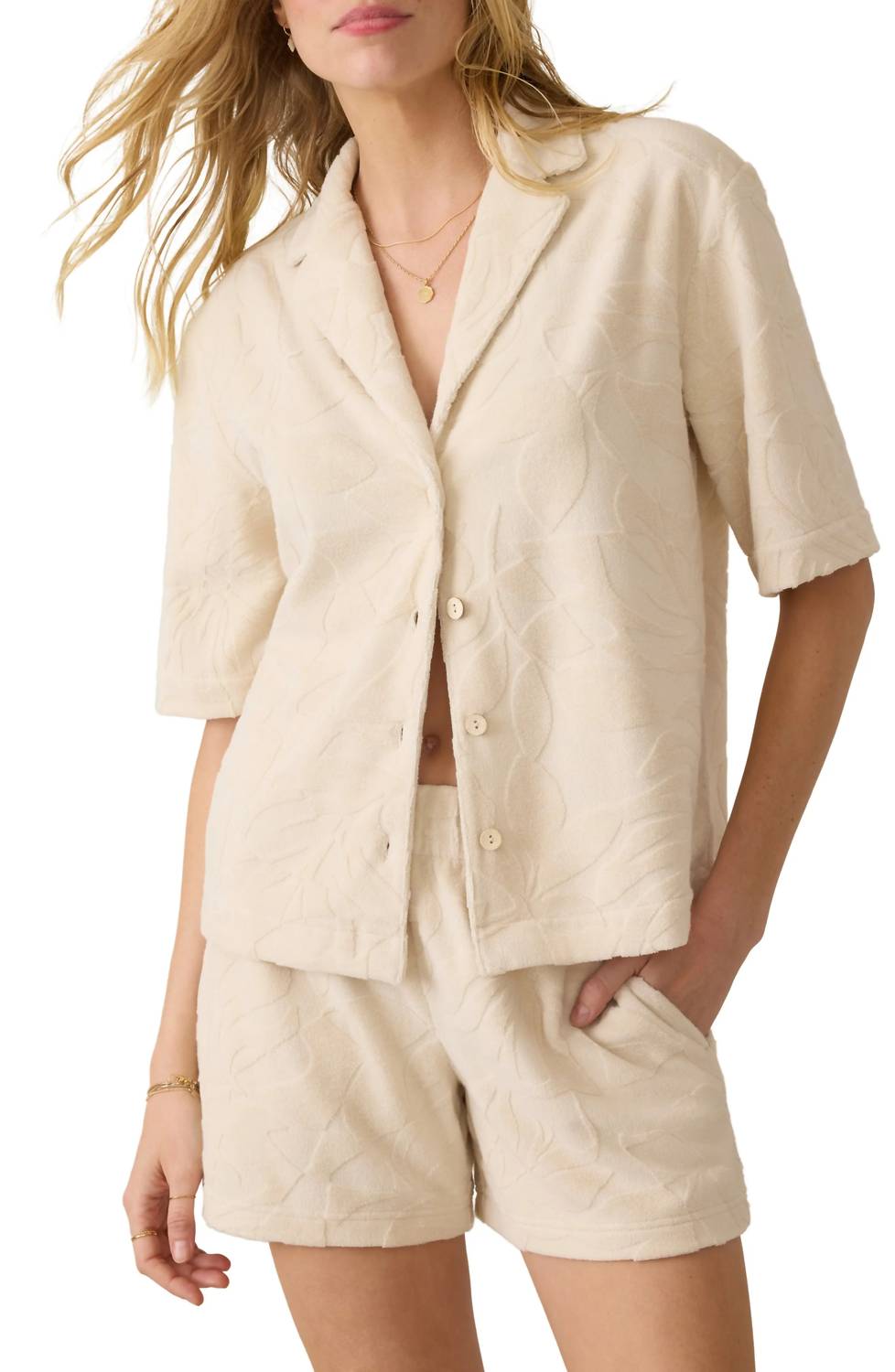 Faherty - Cabana Towel Terry Camp Shirt