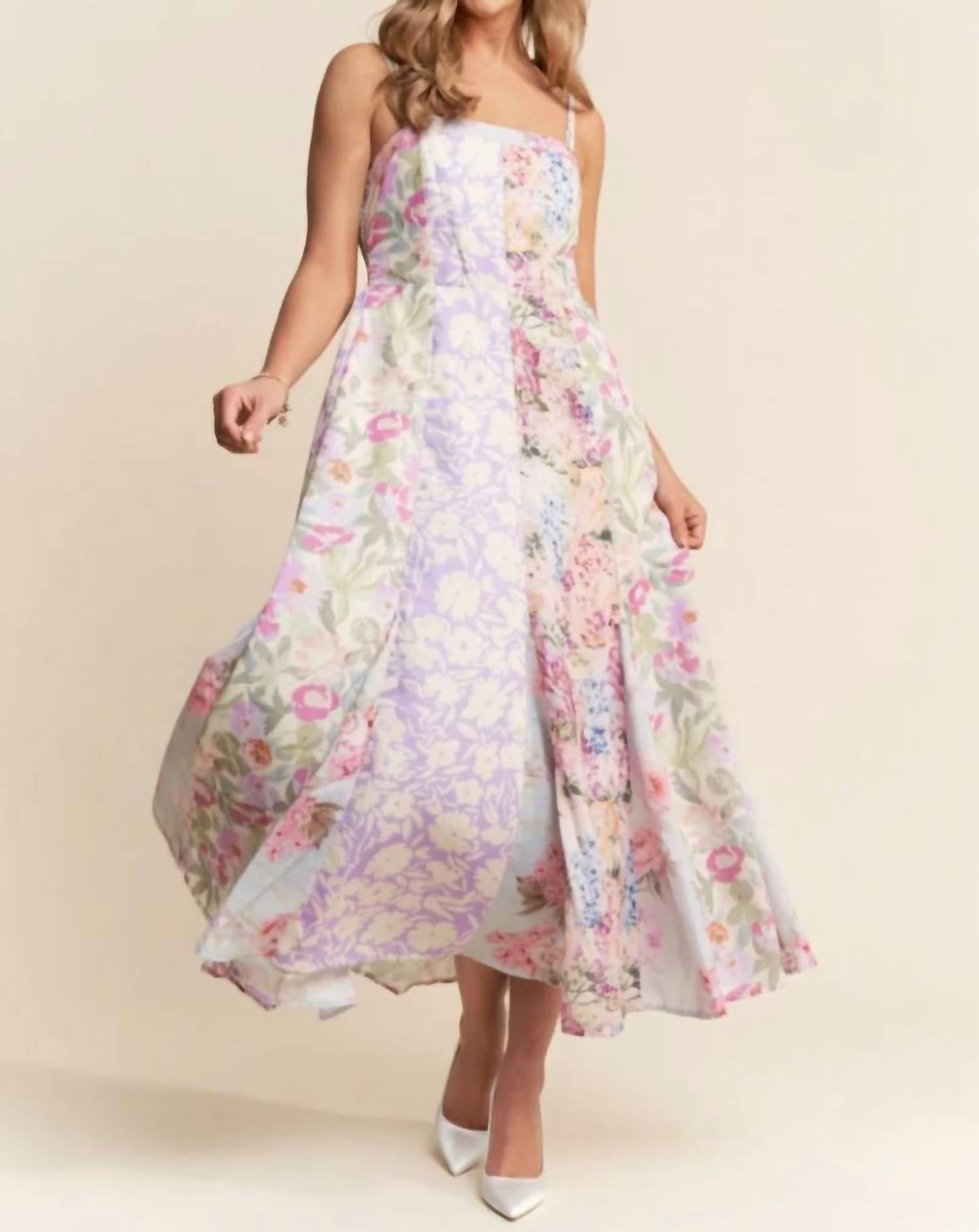 J.Nna - Floral Flowy Maxi Dress