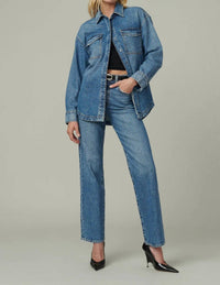 Joe'S Jeans - Margot Crystal High Rise Straight Jeans