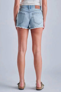 Hidden - Hannah Mid Rise Light Cut Off Shorts
