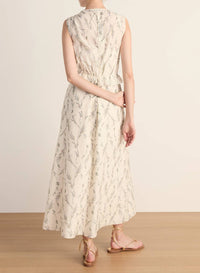 Veronica Beard - Dominick Sleeveless Floral Midi Dress
