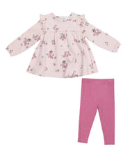 Angel Dear - Woodsorrel Ruffle Sweatshirt And Legging Set
