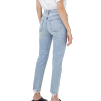 AGOLDE Women's Merrel Mid Rise Straight Jean in astray - women's jeans - alternate view