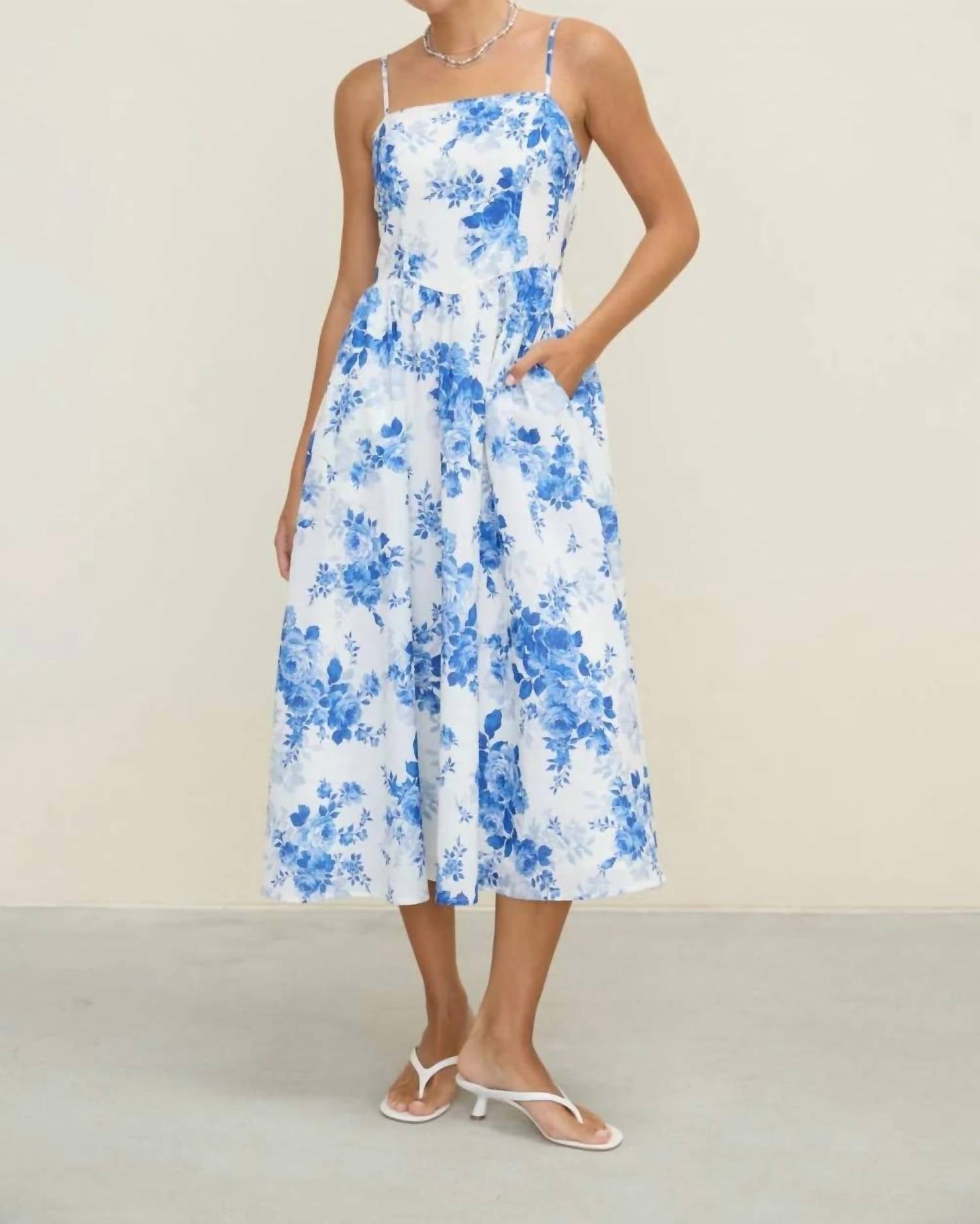 Dottie Dottie Garage - The Capri Floral Midi Dress