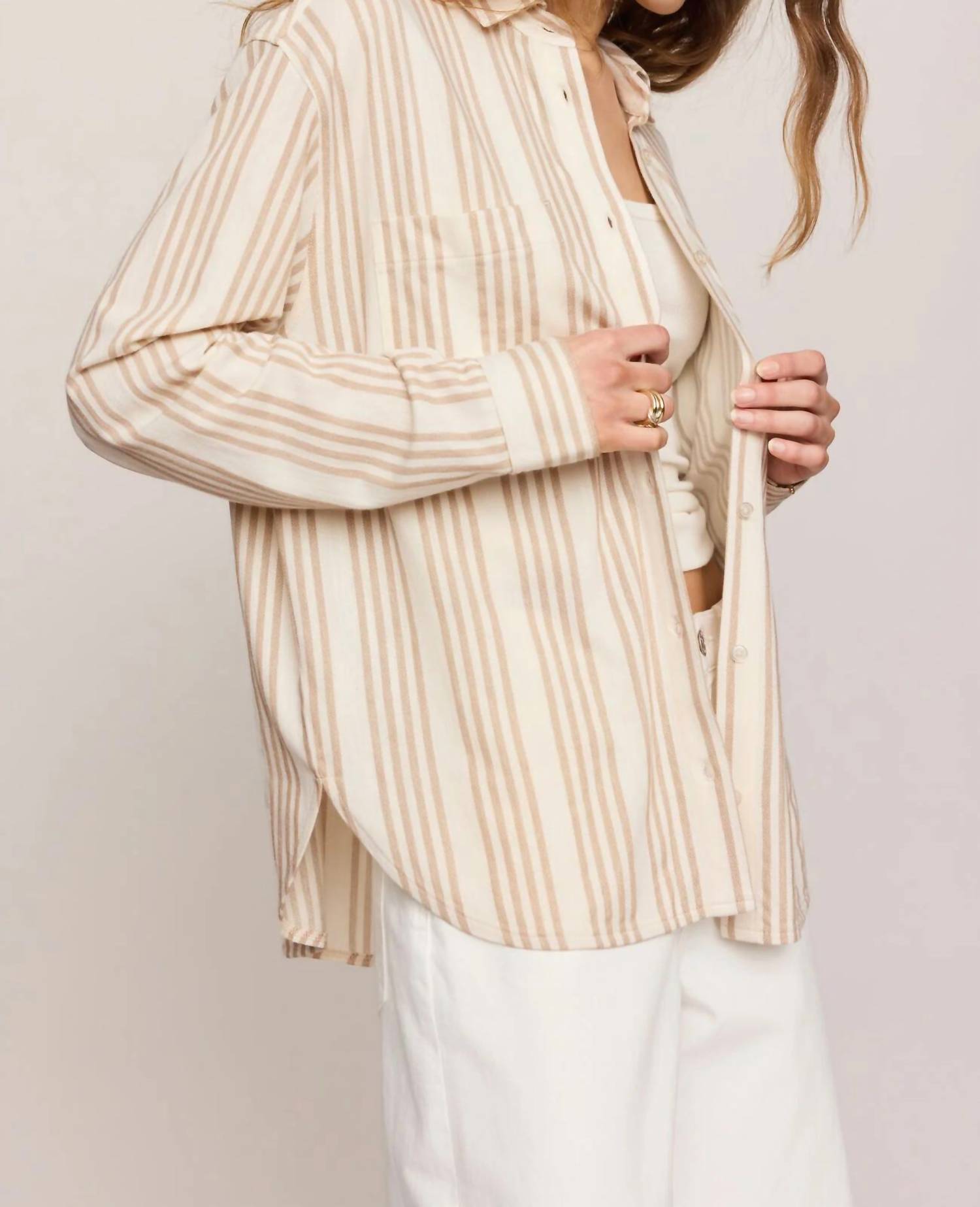 Z Supply - Reese Button Up Stripe Top