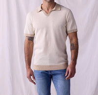 The Normal Brand - Men's Robles Knit Jacquard Polo Shirt