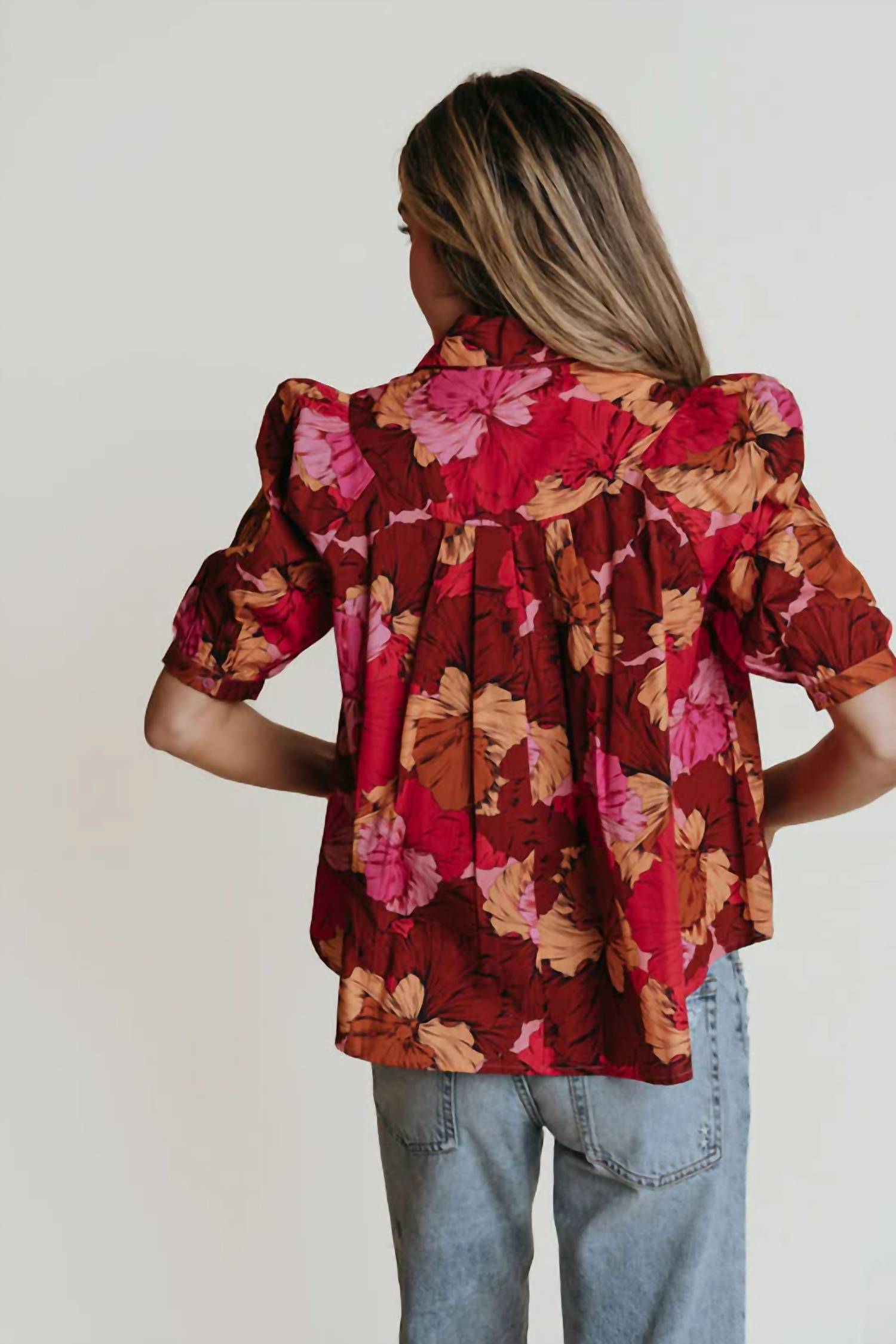 Laroque - Harris Button Up Floral Blouse