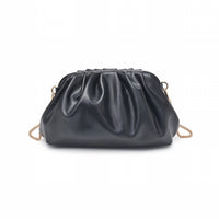 Urban Expressions - Women's Carey Studded Leather Clutch With Chain