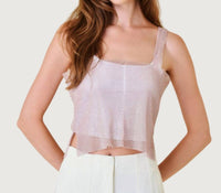 Fore Collection - Lover Mesh Crystal Tank