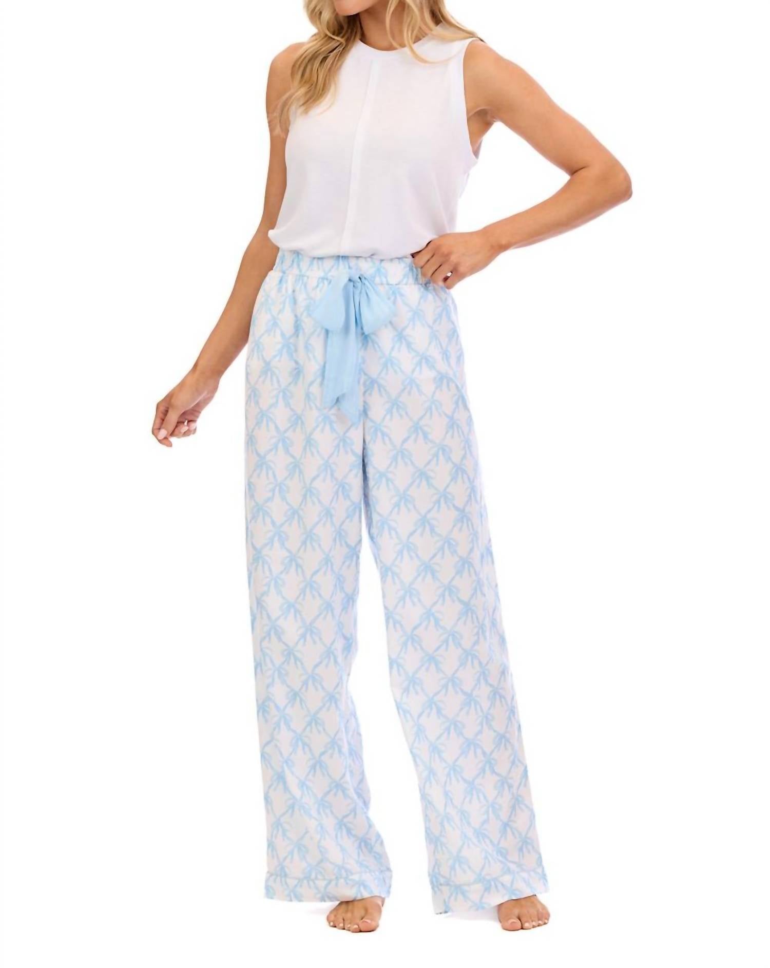 Mudpie - Bow Pajama Pants