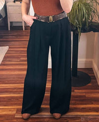 Trendy New Look - Wide Leg Pleated Pants