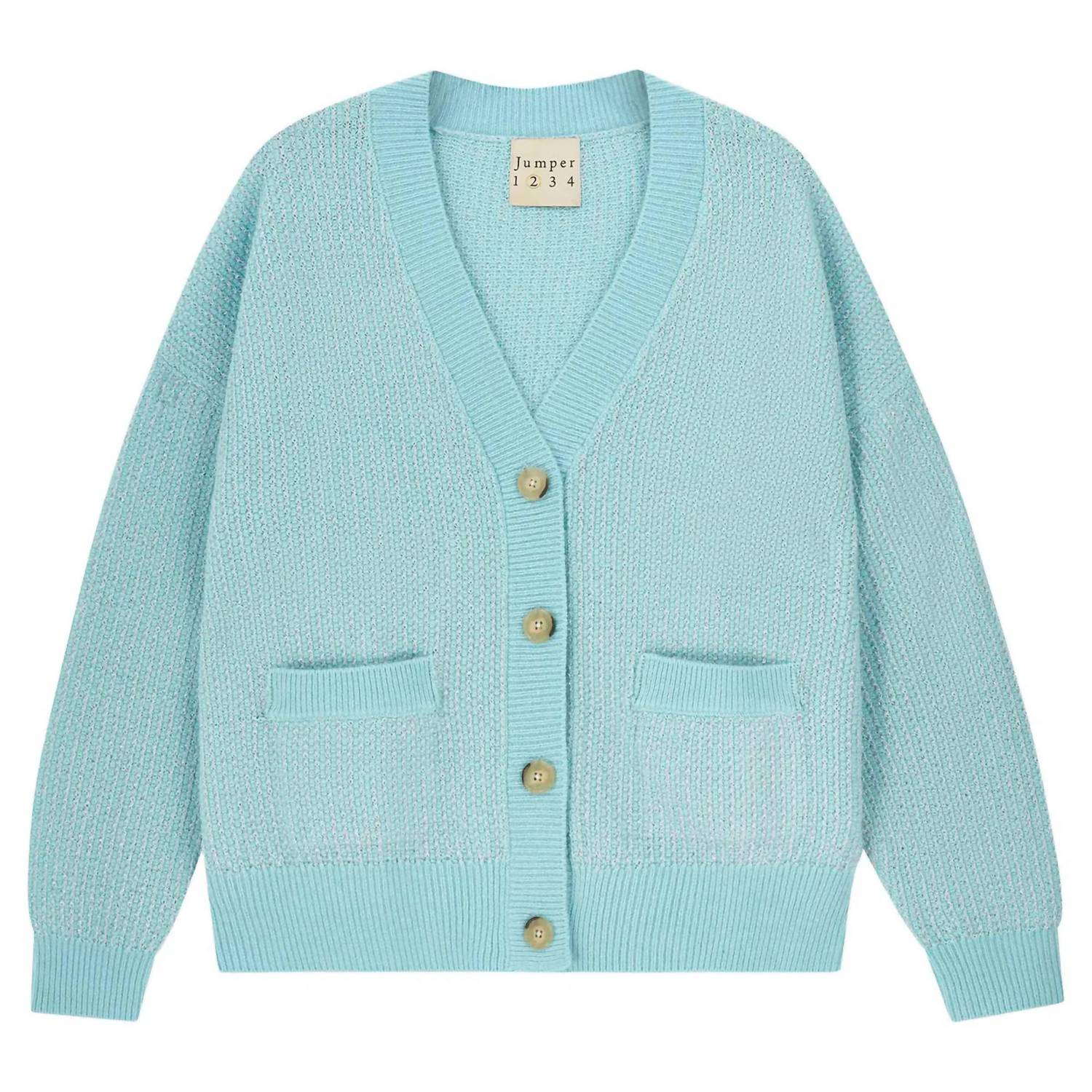 Jumper1234 - Lurex Birdseye Cardigan