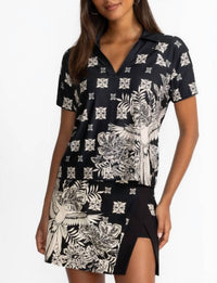 Johnny Was - Active Bee Active Boxy Polo Tee