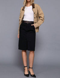 Active Basic - Corduroy Collar Twill Work Jacket