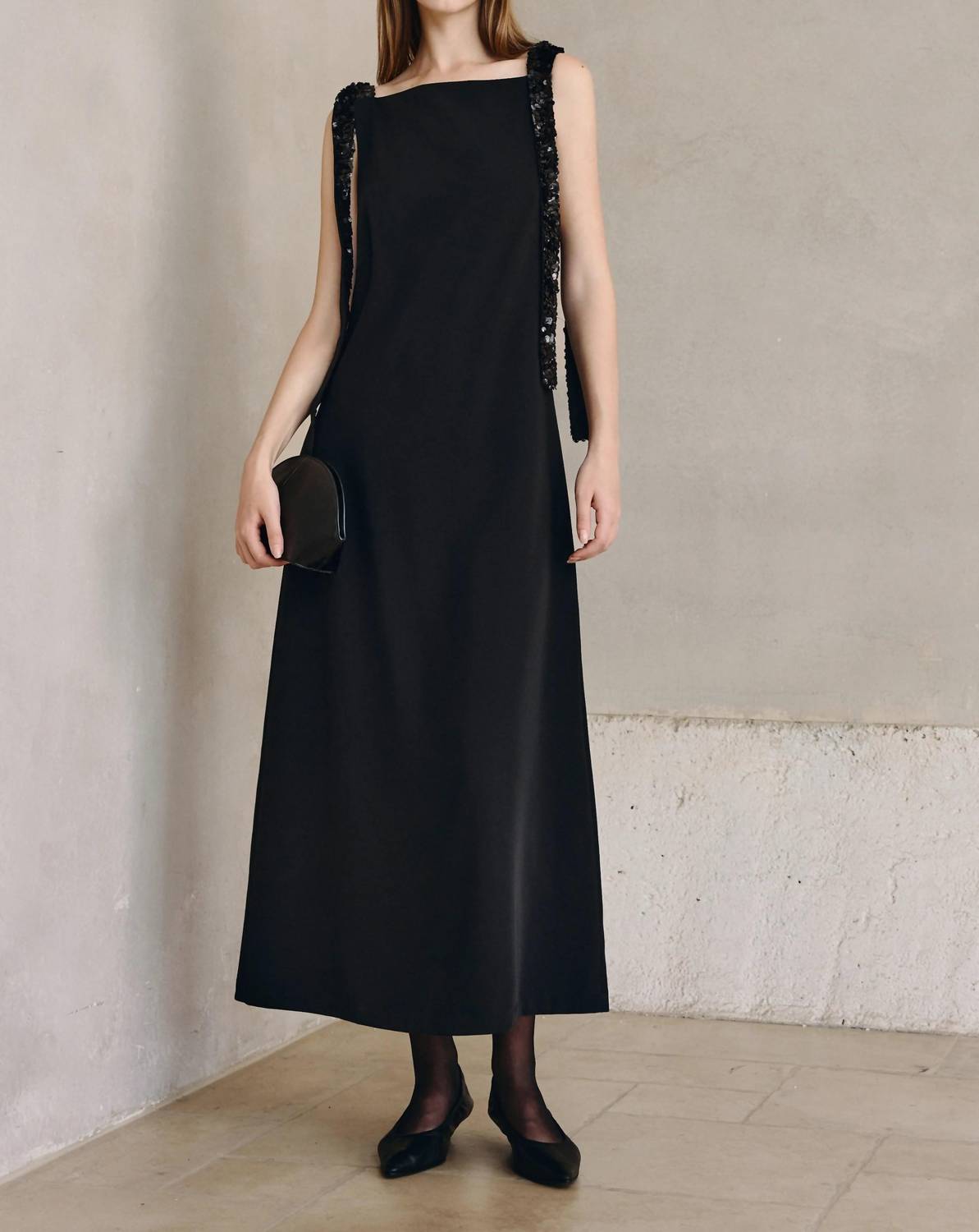Rue Sophie - Laia Sequins Tape Tie Dress